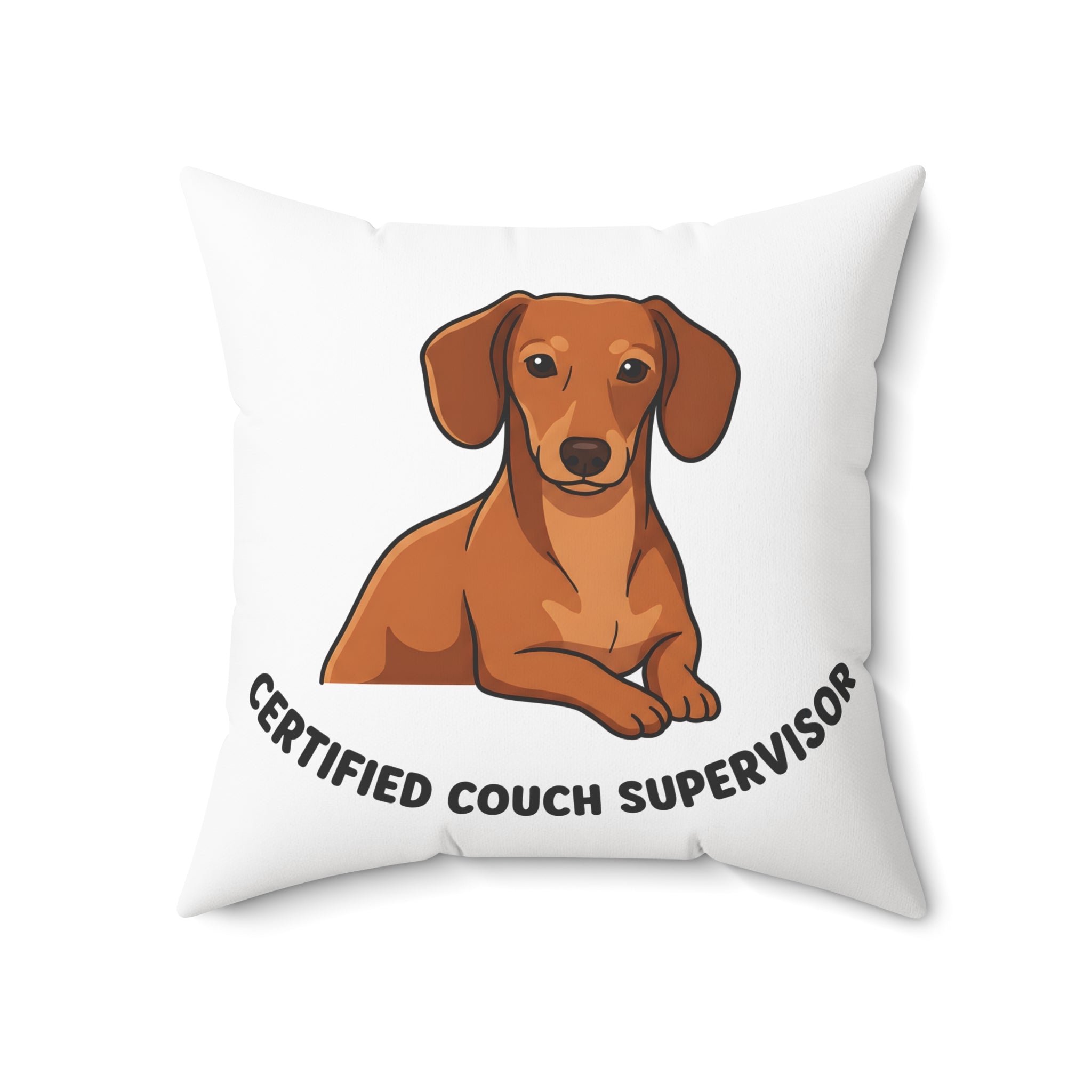 Certified Couch Supervisor Pillow